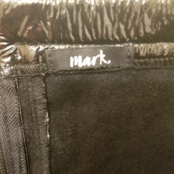 NWOT Mark by Avon Black Mini Skirt Size 16 (Xl) - Picture 4 of 4